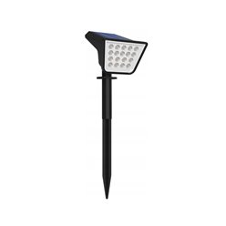 Reflektor ogrodowy LED solarny RGBWW z czujnikiem