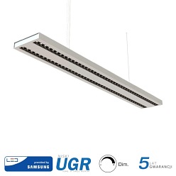 Lampa LED Linear V-TAC Samsung 60W Ściemnialna UGR<6 Szara VT-7-62 4000K 6600lm