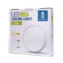 Plafon LED okrągły 24W biały LIGHT02 - biała neutralna