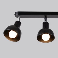 Lampa sufitowa z reflektorami Elba 3xE27 czarna