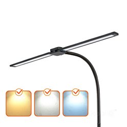 Lampa podłogowa LED Teilo Duo 14W 150cm 3CCT czarna
