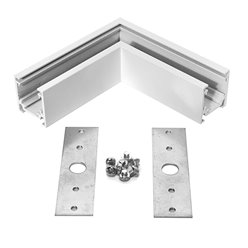 Łącznik kątowy biały do szyn magnetycznych Mini natynk