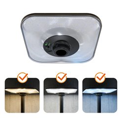 Lampa parkowa LED solarna Square 25W 3CCT z pilotem