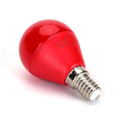 Żarówka LED E14 4W G45 Aigostar - czerwona