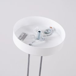 Lampa wisząca podwójna Lagos 2xGU10 okrągła biała