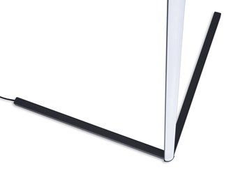 Lampa podłogowa LED z pilotem RGB+CCT 140cm 9W czarna