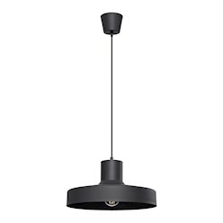 Lampa wisząca klasyczna Bilo 1xE27 czarna