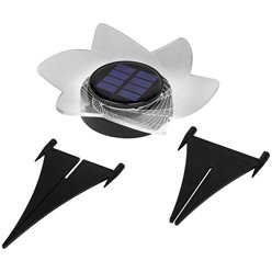 Lampa LED Kwiat solarna wbijana