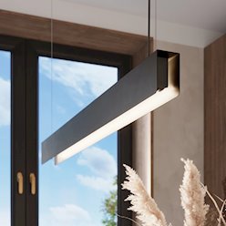 Lampa wisząca liniowa Spark 100cm 1xG13 8,5W 3000K czarna