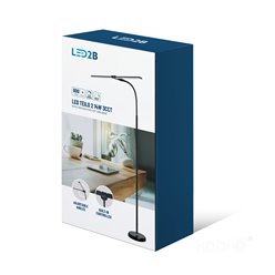 Lampa podłogowa LED Teilo Duo 14W 150cm 3CCT czarna