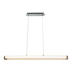 Lampa wisząca liniowa LED akrylowa 16W 3CCT 90cm chrom