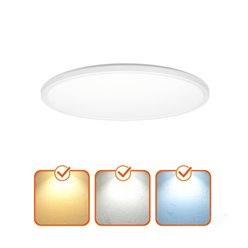 Plafon LED IP54 okrągły Slim 24W z przełącznikiem CCT