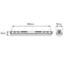 oprawa led hermetyczna 120cm