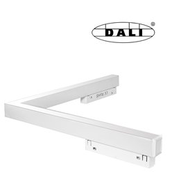 Lampa magnetyczna narożna Biała Dali CCT 24W 2x30cm