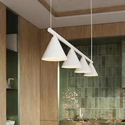 Lampa wisząca Nox 4-punktowa 4xE14 biała