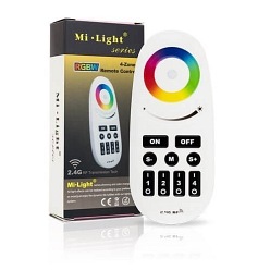 Mi-Light pilot RGB / RGBW - 4-strefowy, dotykowy - 2.4G RF klasyczny