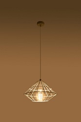 Lampa wisząca druciana UMBERTO 1xE27 Biała