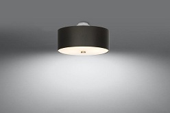 Lampa sufitowa SKALA okrągła 30 cm 3xE27 czarna