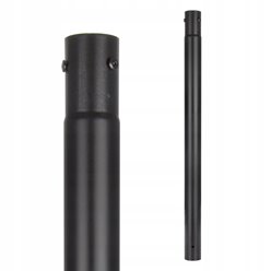 Słup oświetleniowy SQ 4m 76mm 20x20cm czarny