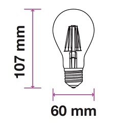 zarowka led filament e27