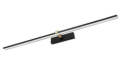 Lampa LED nad lustro VENUS 24W 120cm czarno-złota