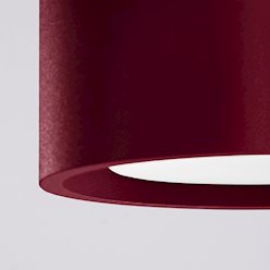 Lampa sufitowa tuba Modo 1xGx53 burgundowa