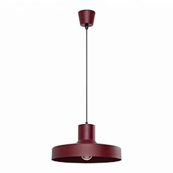 Lampa wisząca klasyczna Bilo 1xE27 burgundowa