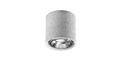 Halogen natynkowy okrągły CULLO 14cm 1xAR111 beton