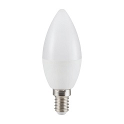 Żarówka LED V-TAC 5.5W E14 C37 Świeczka CRI95+ VT-2226 2700K 470lm