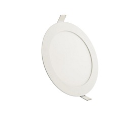 Panel LED 6W podtynkowy, okrągły średnica 12cm, ULTRA SLIM - biała dzienna 