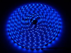 Taśma LED line 300 SMD 3528 niebieska w powłoce silikonowej IP65 5 metrów