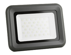 Halogen / naświetlacz LED 30W 2550lm SMD IP65 szary - biała dzienna