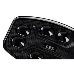 Lampa robocza LED CREE 10-60V 60W 10xLED 6000lm + ostrzegawcza