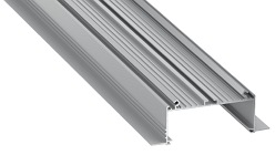 Profil LED wpuszczany szeroki Sorga srebrny - 2m