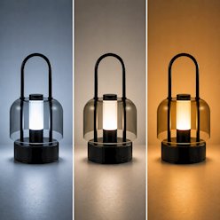 Lampa bezprzewodowa LED z uchwytem 2w1 - ładowanie USB