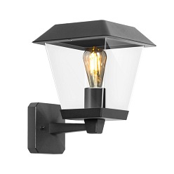 lampa architektoniczna czarna loft