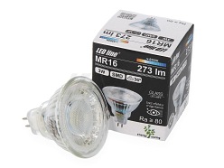 Żarówka ledowa MR16 GU5.3  LED line 3W 273lm 36° - biała zimna