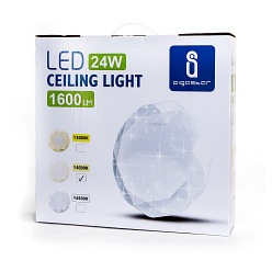 Plafon LED LIGHT05 24W diament z gwiazdami 4000K