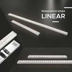 Lampa LED INTEGRA (liniowe łączenie) 20W 60cm 1700lm  biała dzienna