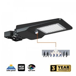 Lampa uliczna solarna z czujnikiem Street 20W 3000lm CCT