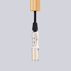 Lampa wisząca cienka tuba Arche 1xG9 złota