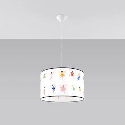 Lampa wisząca dziecięca Fairy 40 1xE27 wielokolorowa