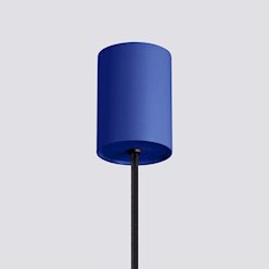 Lampa wisząca loftowa Estria 1xE14 biało-ultramarynowa