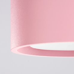 Lampa sufitowa podwójna tuba Modo 2xGx53 różowa