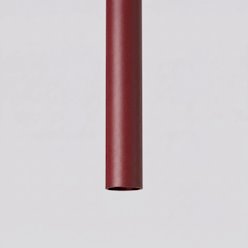 Lampa wisząca pojedyncza tuba Pastelo 1xG9 burgundowa