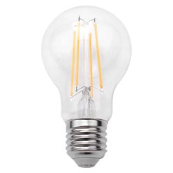 Żarówka LED Filament E27 A60 Mleczna 8W 900lm Biała Ciepła