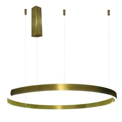 Lampa wisząca LED okrąg Elegance Złota 88W z pilotem