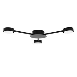 Lampa sufitowa trójramienna Moren 3xGX53 65cm czarna