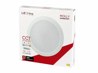 Panel LED Downlight MOLLY 18W Switch CCT okrągły