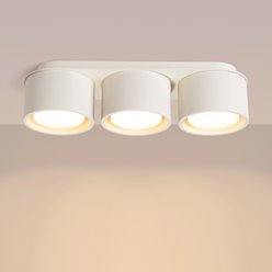 Lampa sufitowa potrójna tuba Modo 3xGx53 beżowa